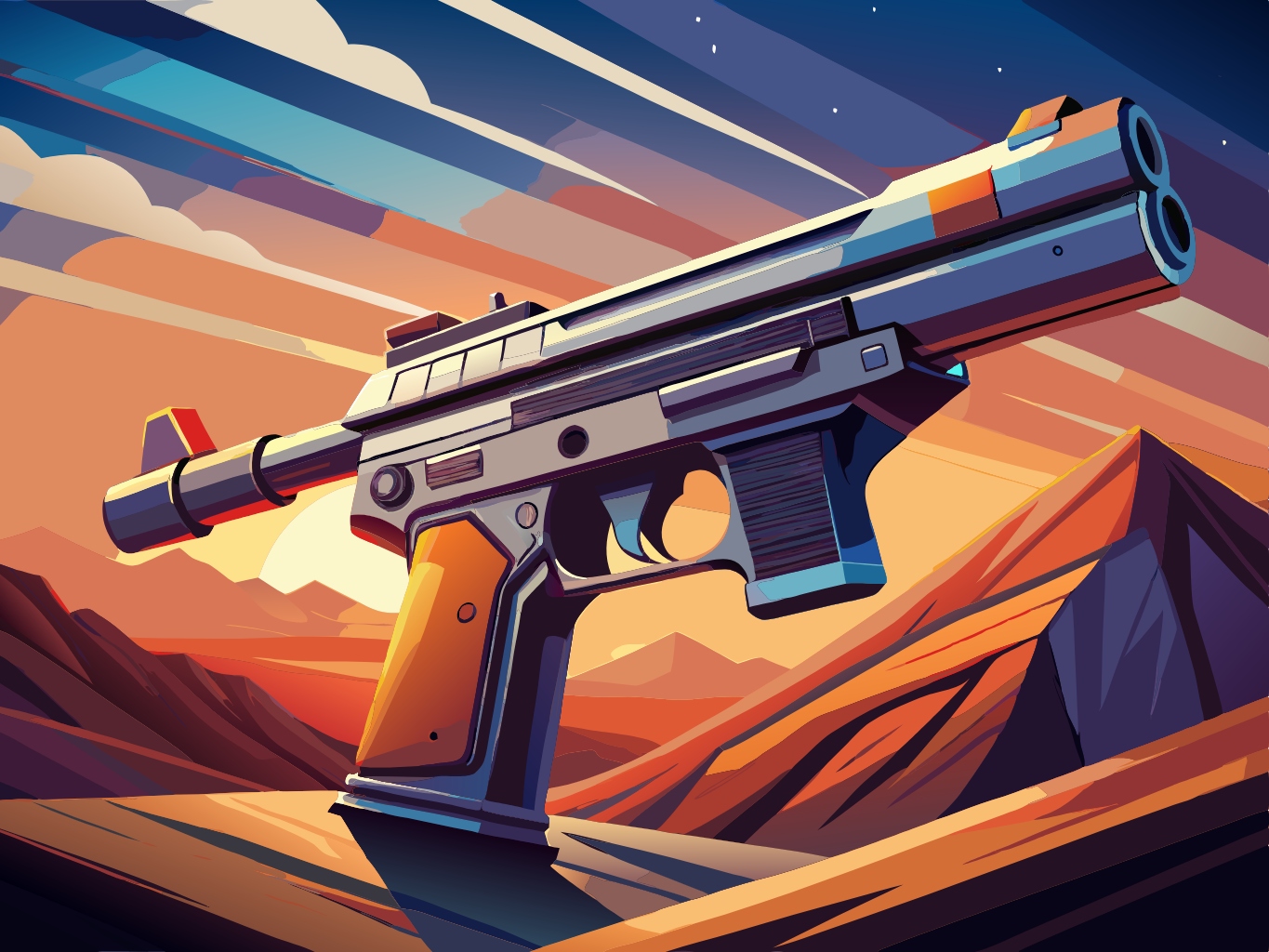 총 건 총싸움 총알 사격 위험 주의 부주의 경고 svg 벡터 원본 이미지 배경 파일_gun (36)