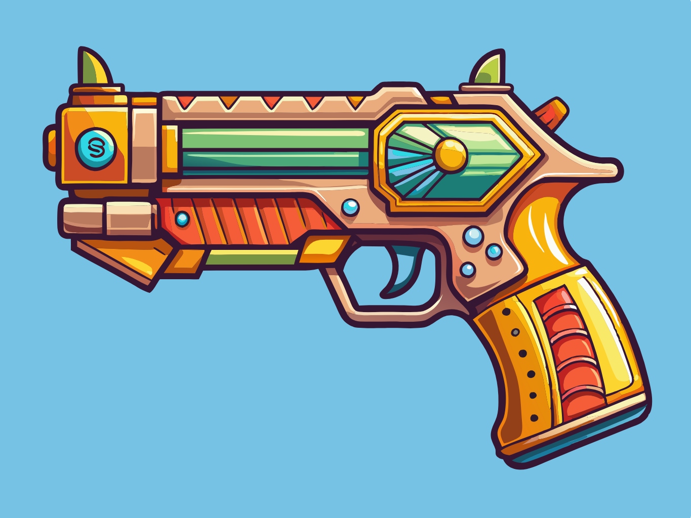 총 건 총싸움 총알 사격 위험 주의 부주의 경고 svg 벡터 원본 이미지 배경 파일_gun (4)