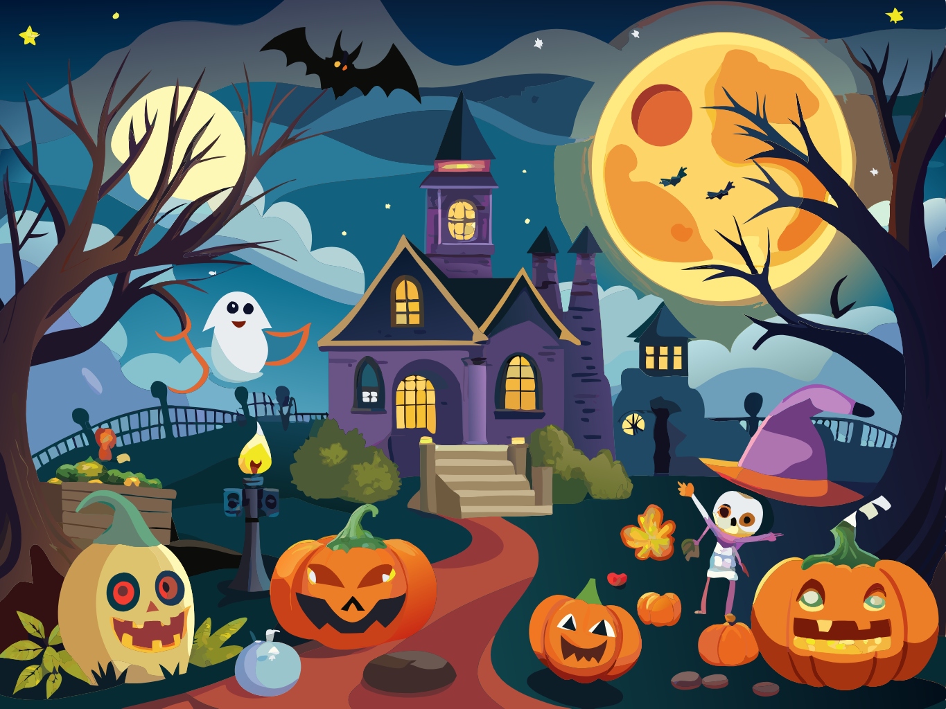 할로윈 축제 홍대 파티 호박 마녀 마법 요술 요술사 악마 svg 벡터 원본 배경 이미지 사진_halloween (2)