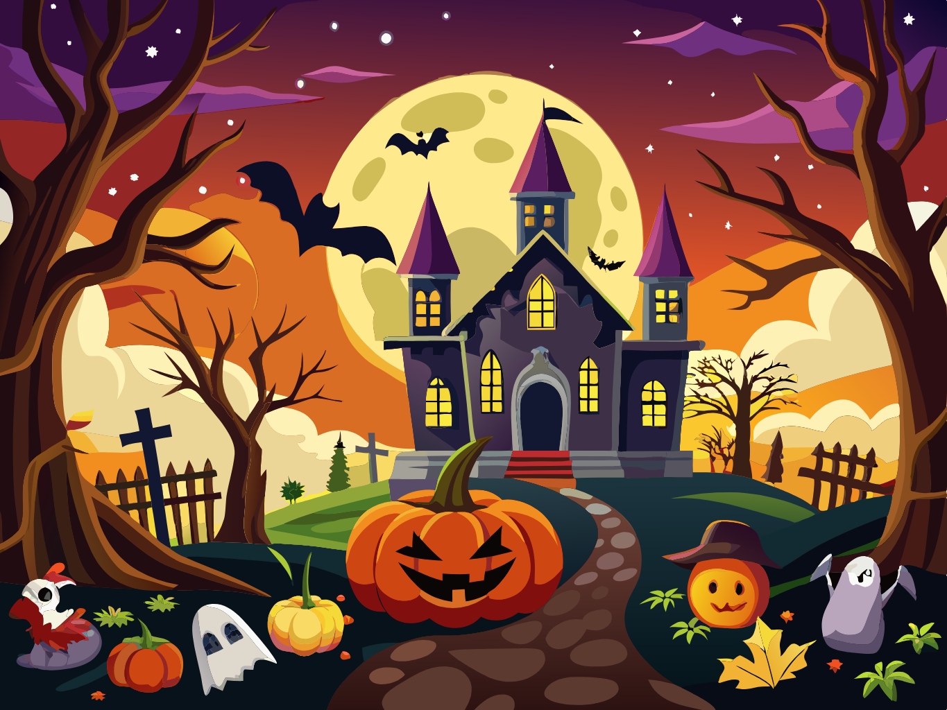 할로윈 축제 홍대 파티 호박 마녀 마법 요술 요술사 악마 svg 벡터 원본 배경 이미지 사진_halloween (3)