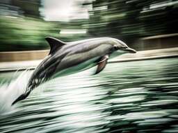 Dolphin Jumping Out of the Water
