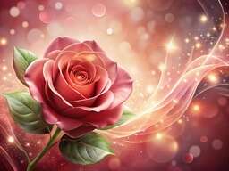 Red Rose on a Dark Background