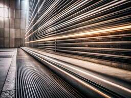 Long Exposure of a Tunnel in the City