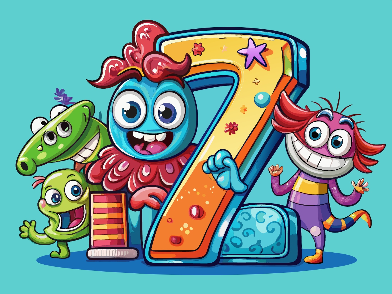 벡터, 이미지숫자, 문자, 셈, 산수 (10)