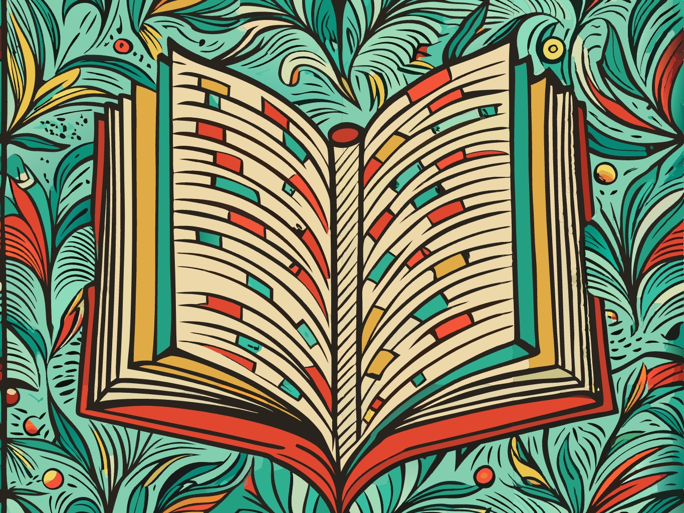 벡터, 이미지오픈북, 책, 독서, 시험 (28)