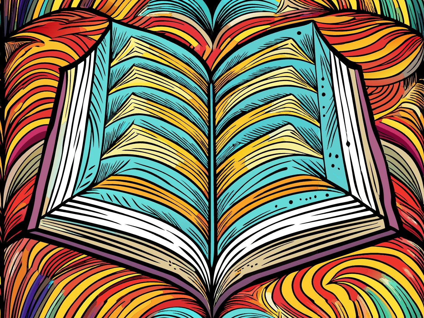 벡터, 이미지오픈북, 책, 독서, 시험 (30)