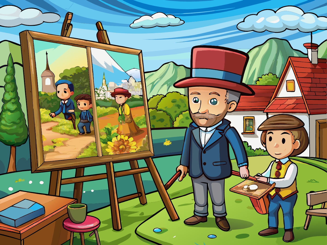 벡터, 이미지페인트, 색칠, 물감 (1)