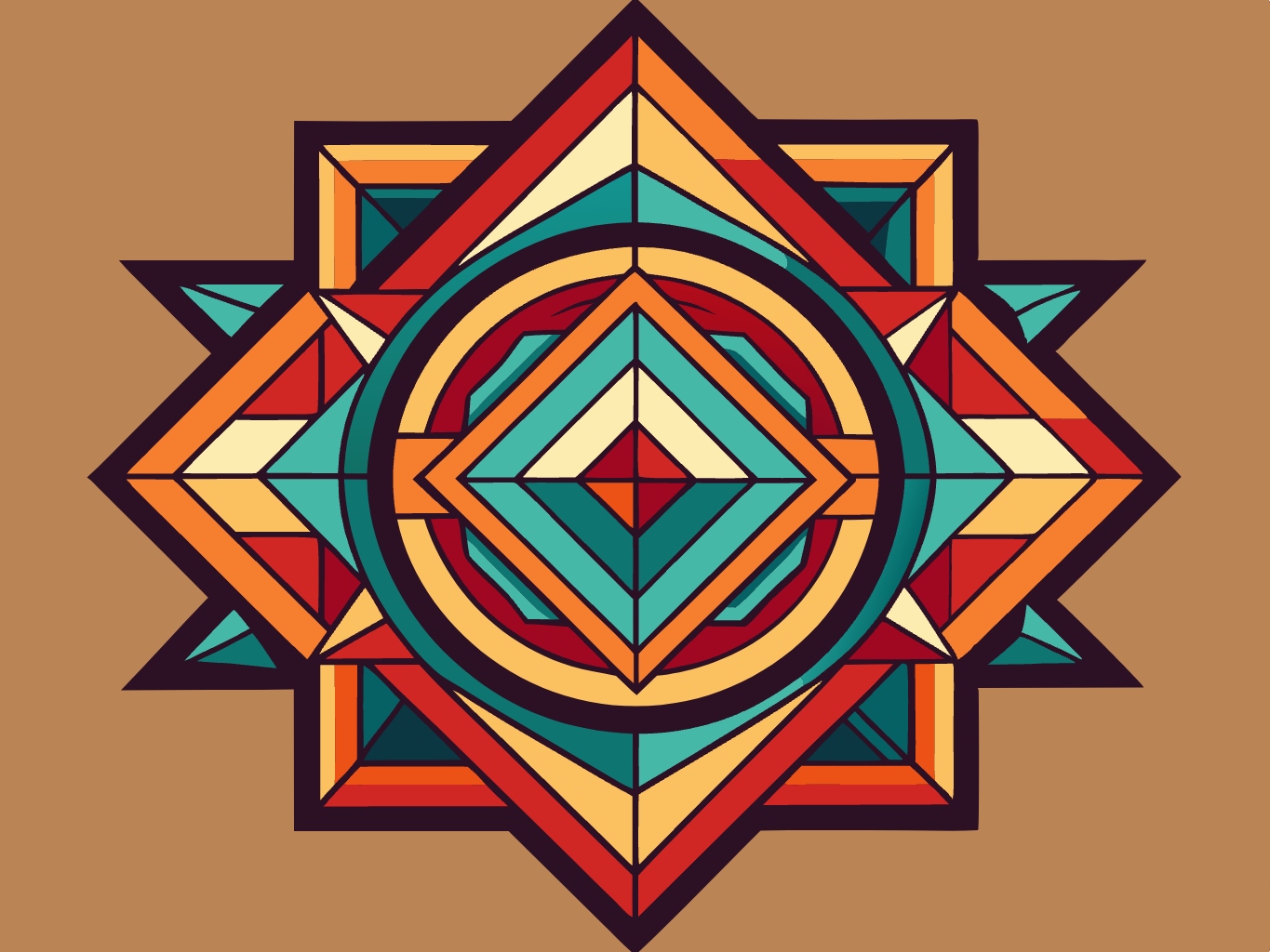 템플릿template-for-기하학 지오메트릭metric (4)