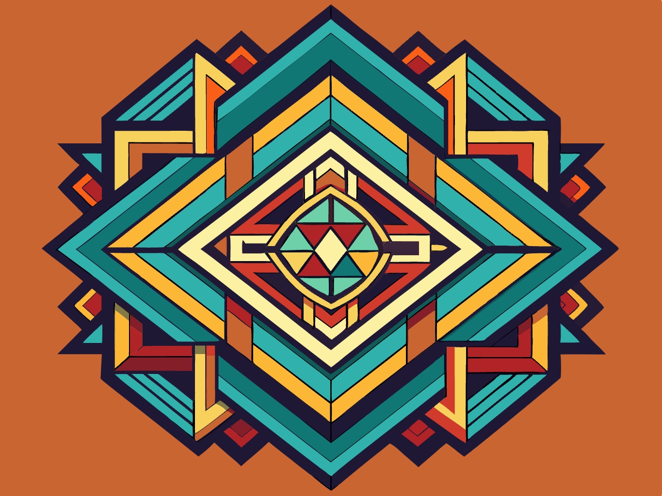 템플릿template-for-기하학 지오메트릭metric (5)