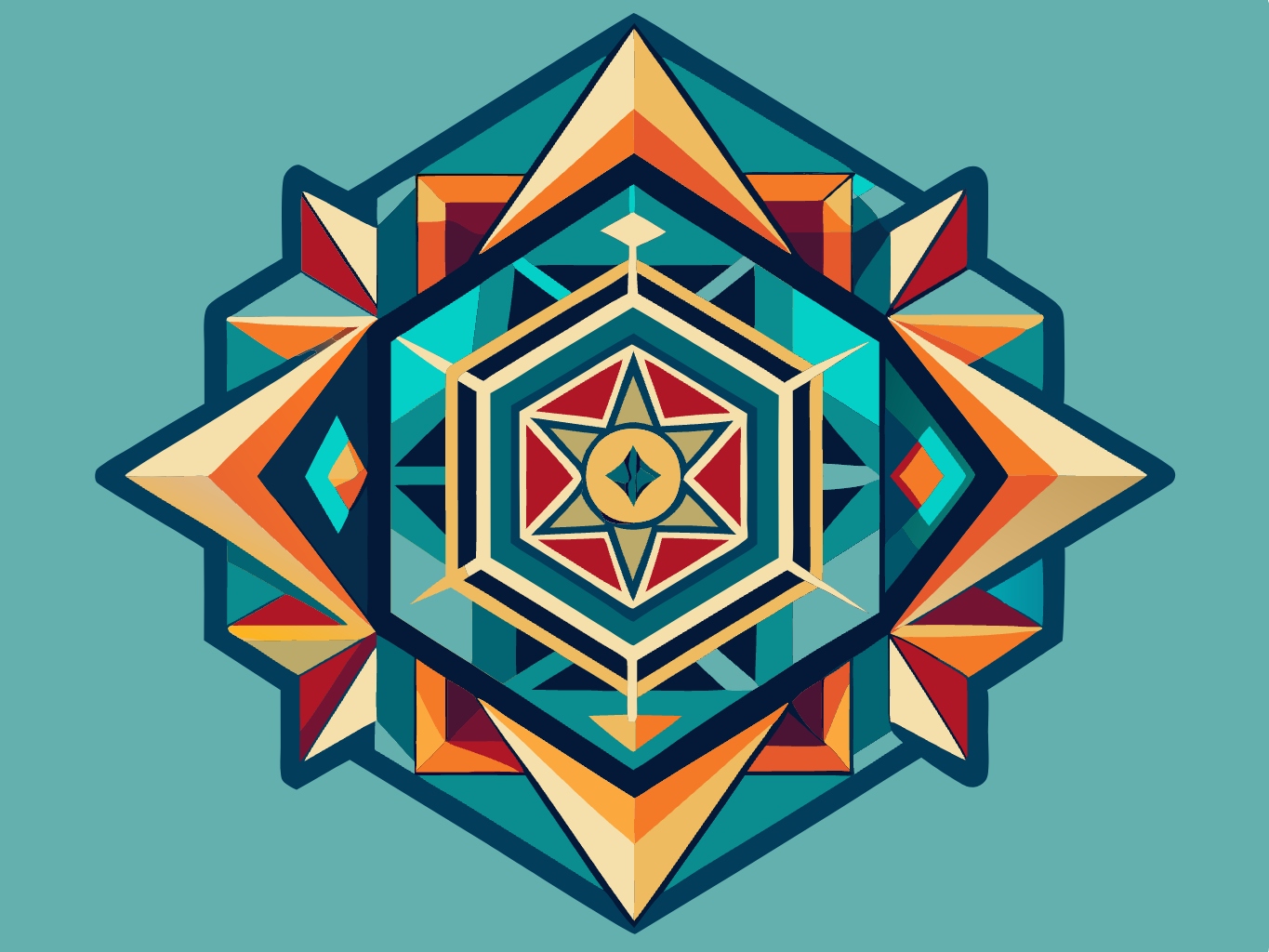 템플릿template-for-기하학 지오메트릭metric (6)