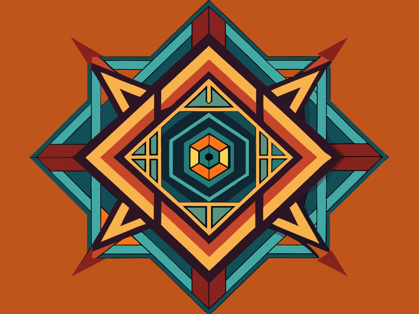 템플릿template-for-기하학 지오메트릭metric (7)