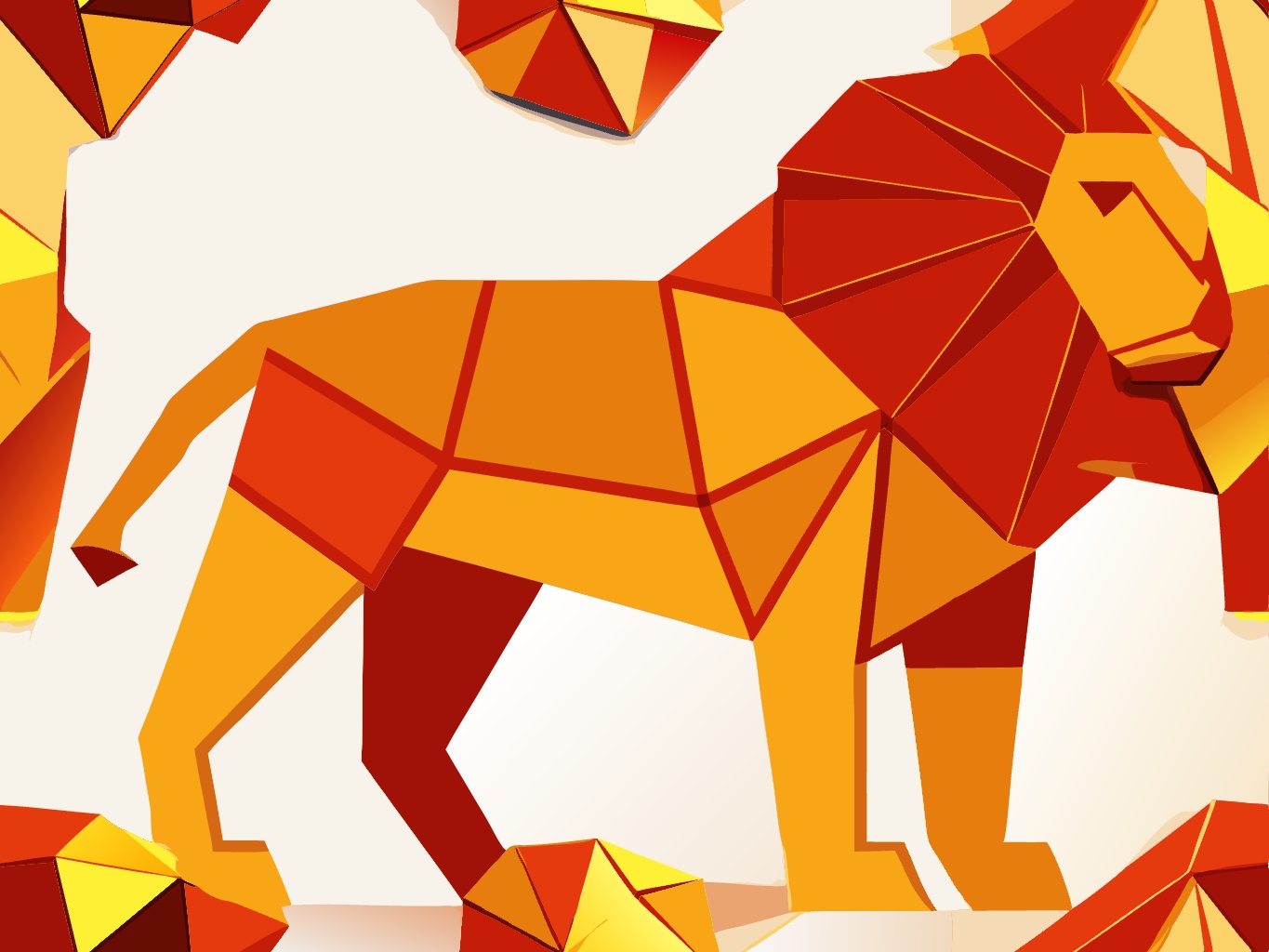 템플릿template-for-라이언 사자 lion (9)