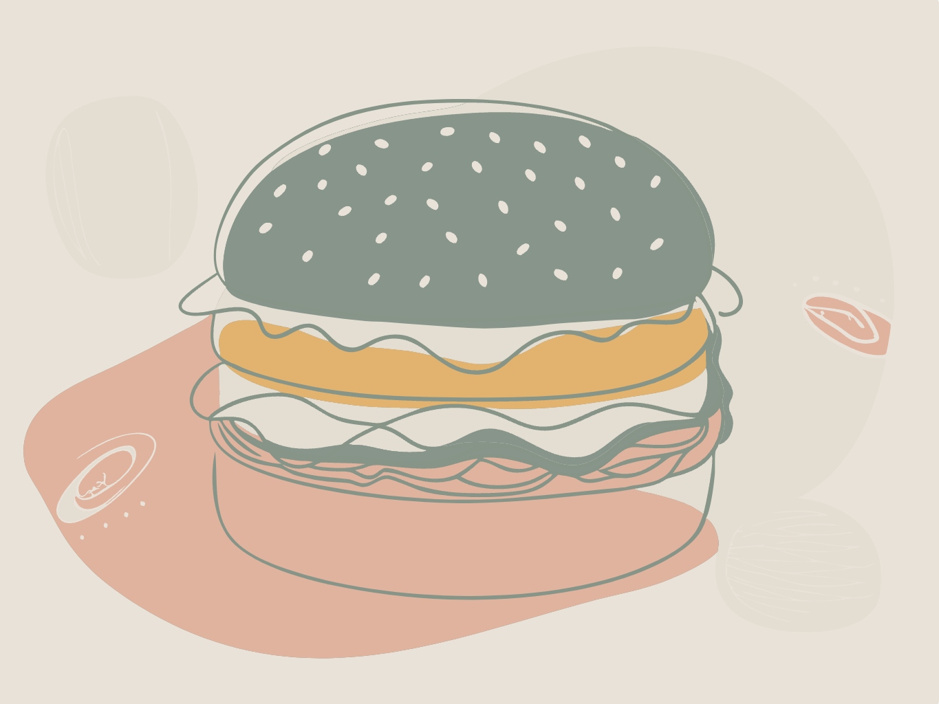 템플릿template-for-버거 햄버거 burger (8)