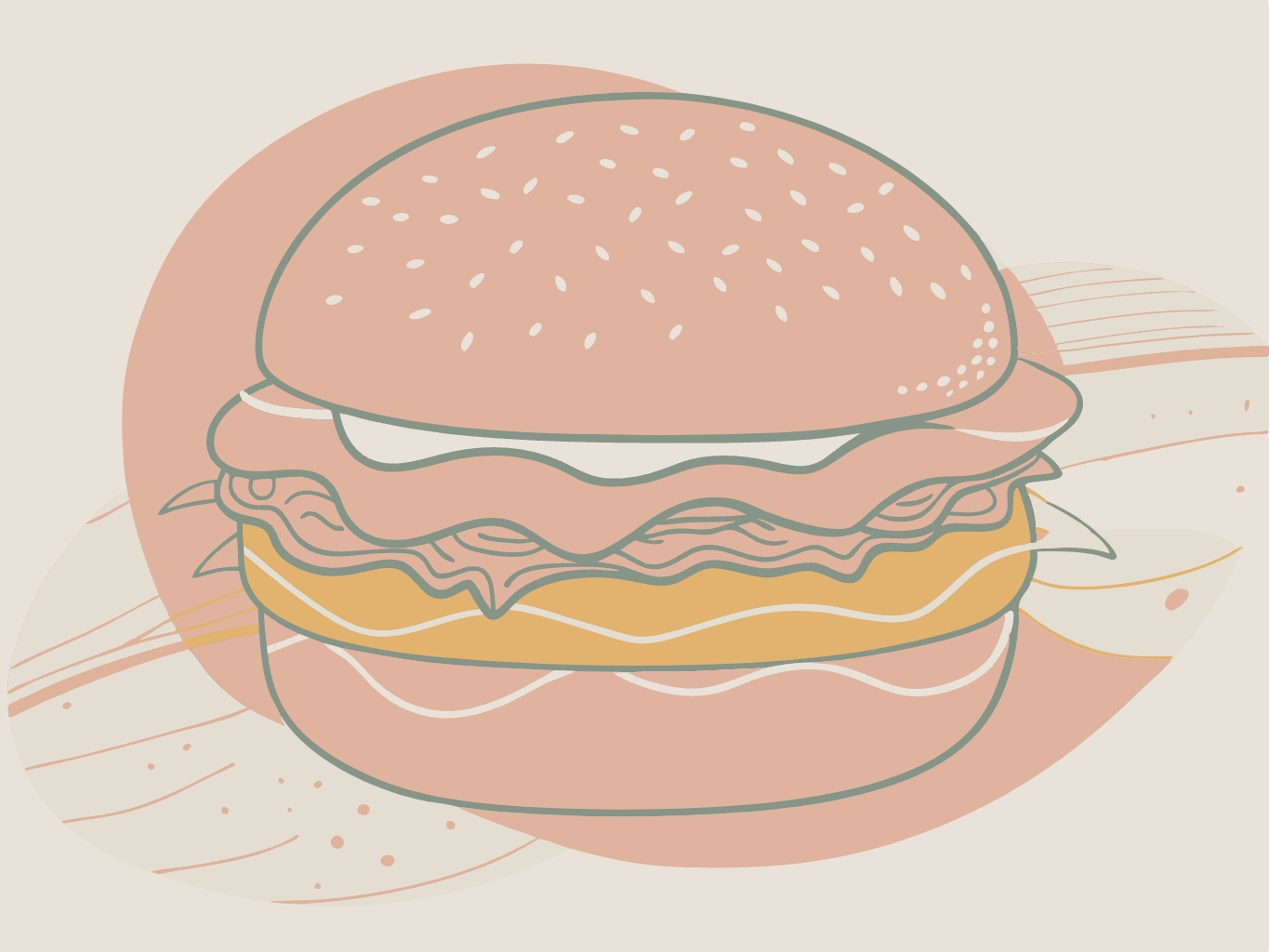 템플릿template-for-버거 햄버거 burger (9)