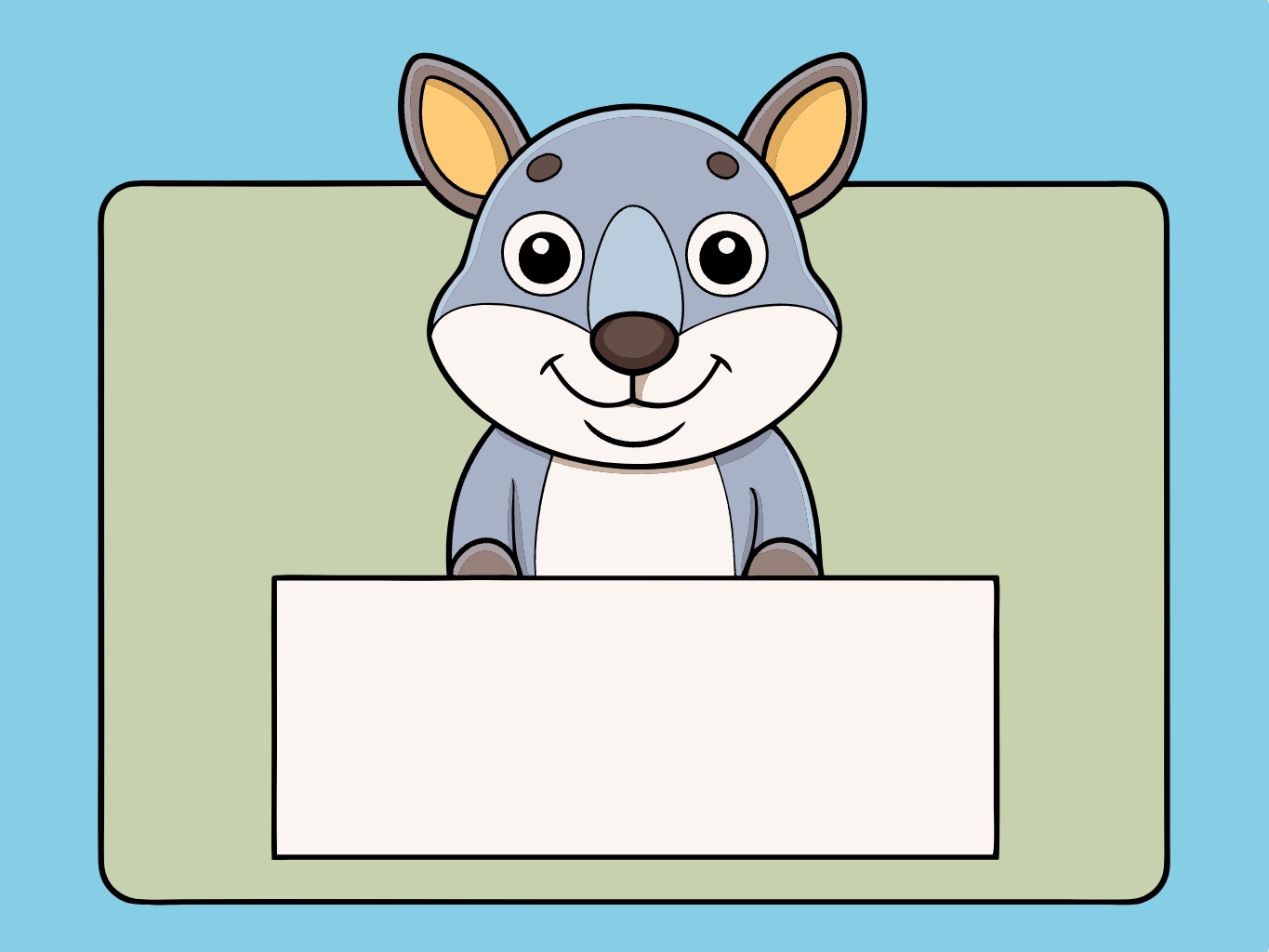 템플릿template-for-짐승 동물 animal (35)