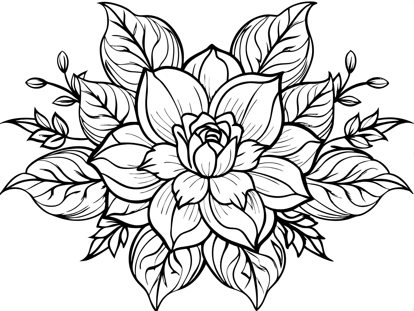 템플릿 template-for-꽃그림 꽃무늬 플로럴 floral (11)