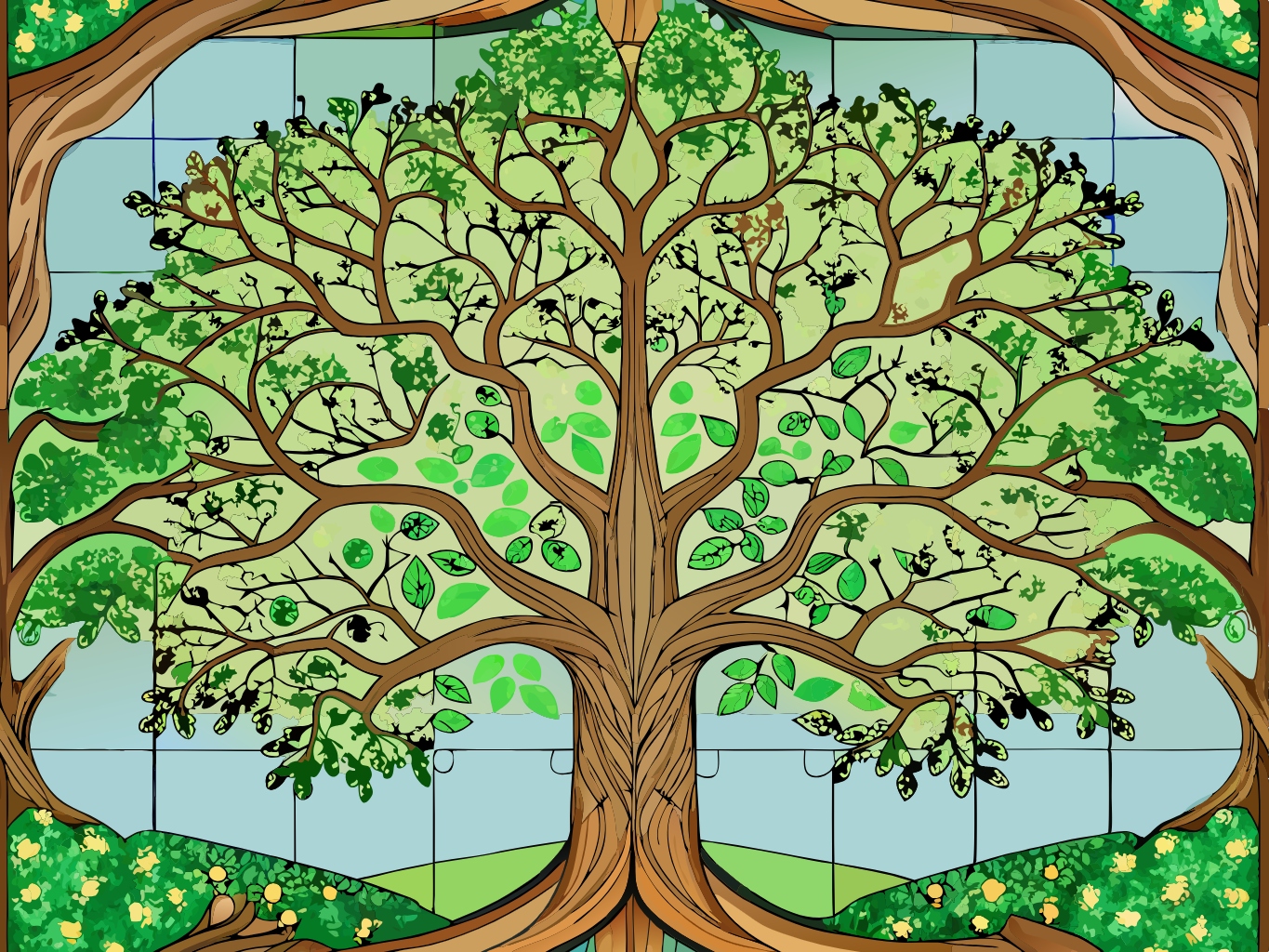 템플릿 template-for-나무 트리 tree (9)