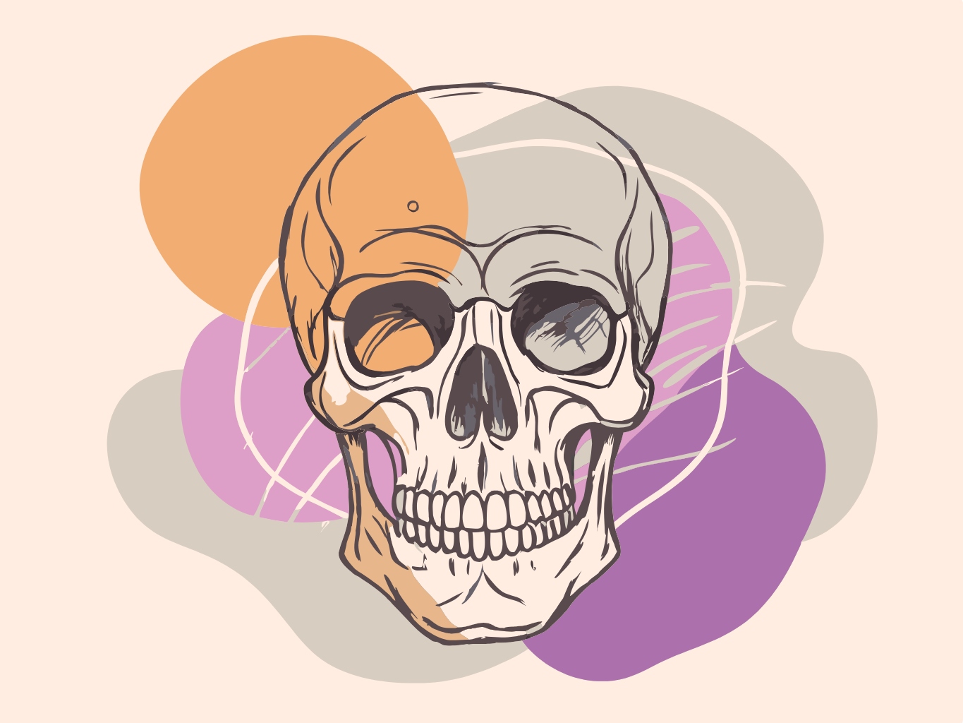 템플릿 template-for-두개골 머리 대가리 skull (24)