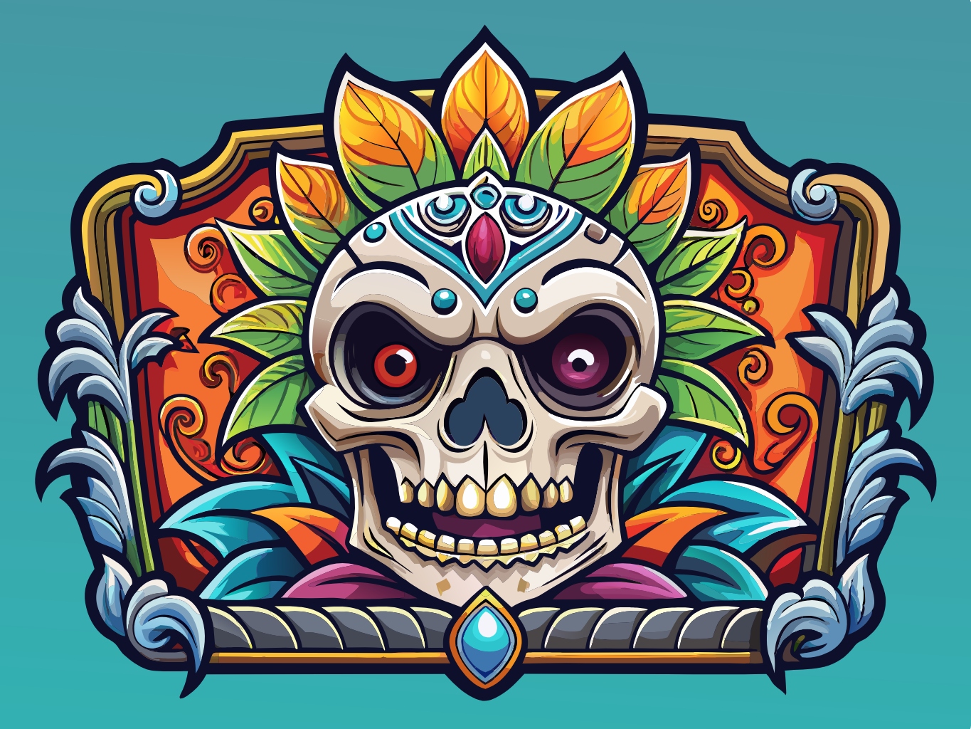 템플릿 template-for-두개골 머리 대가리 skull (5)