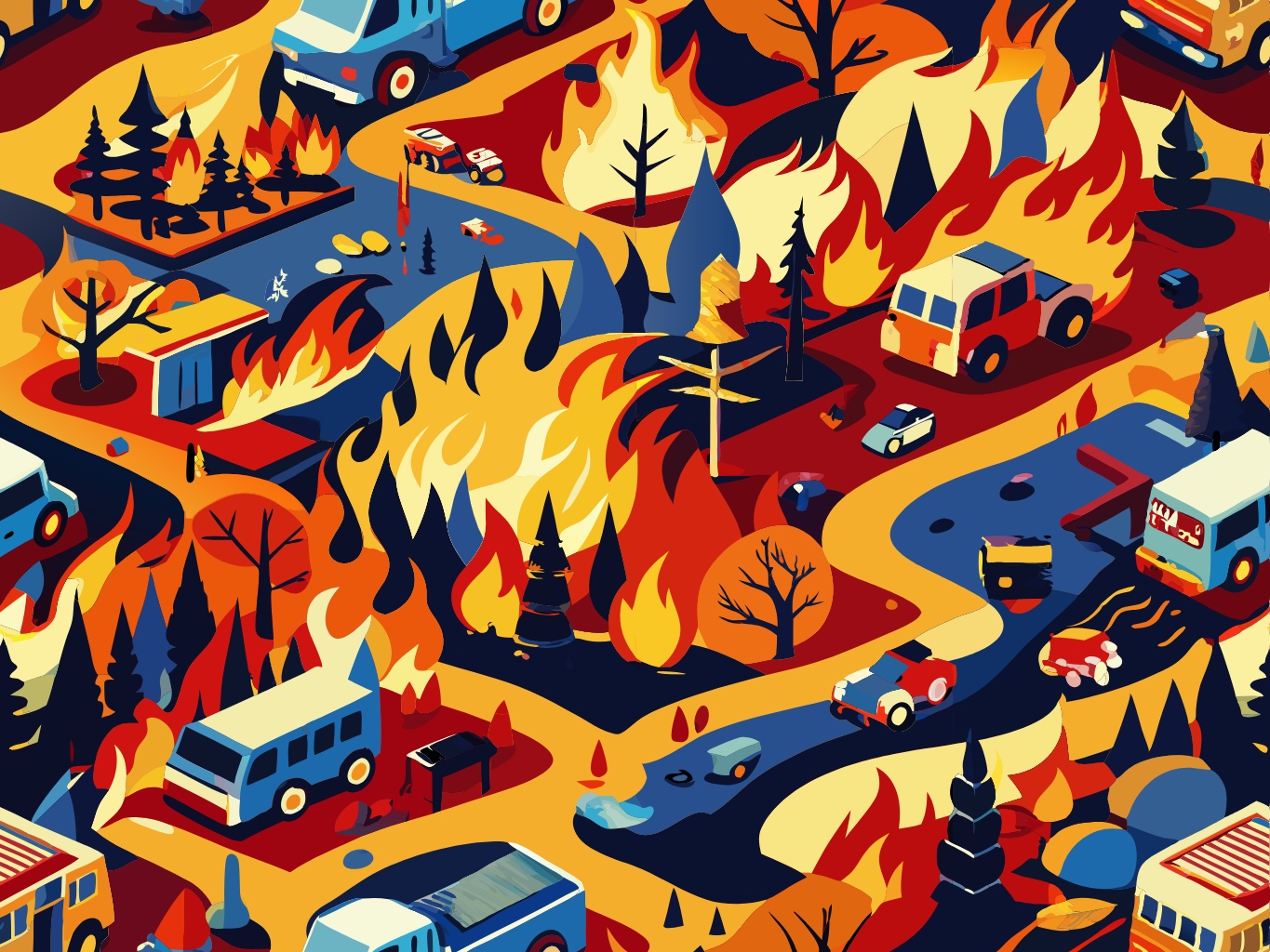 템플릿 template-for-불 불꽃 파이어 fire (22)