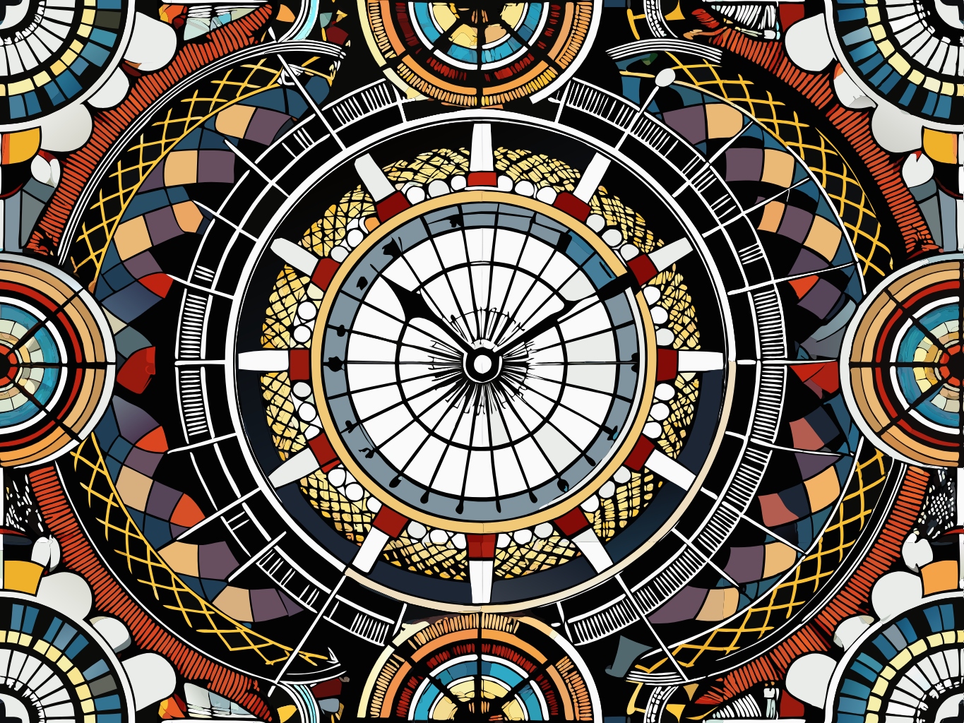 템플릿 template-for-시계 클락 clock (21)