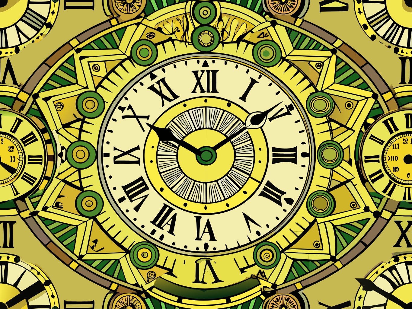 템플릿 template-for-시계 클락 clock (22)