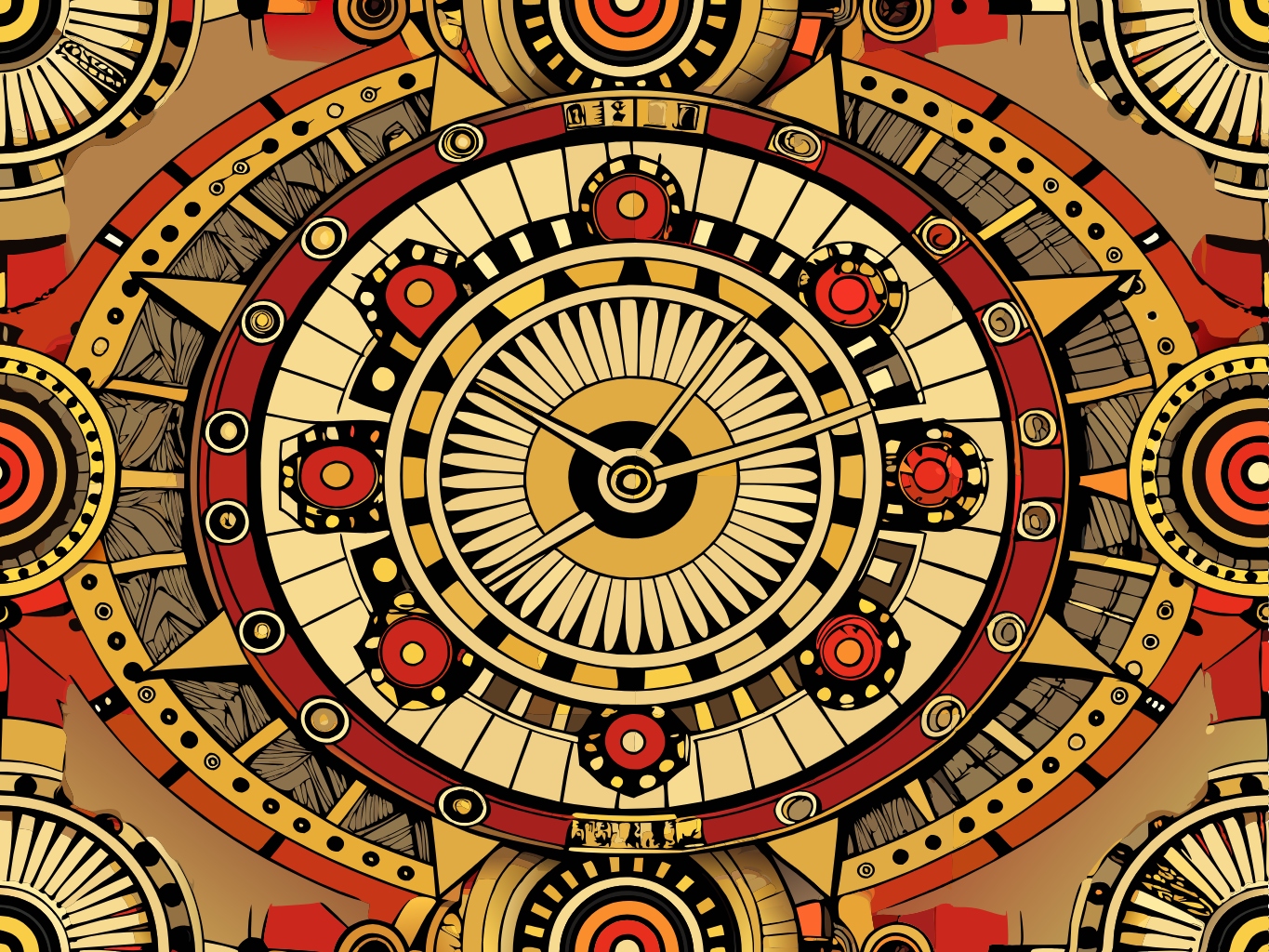 템플릿 template-for-시계 클락 clock (23)