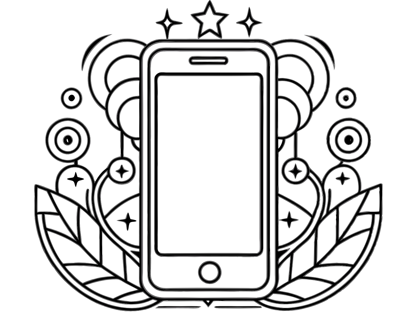 템플릿 template-for-전화기 수화기 폰 phone (25)