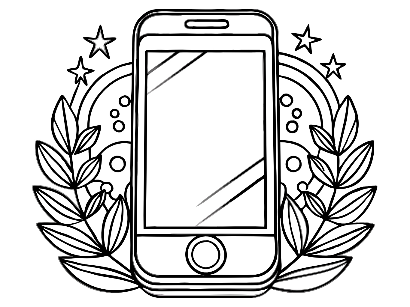 템플릿 template-for-전화기 수화기 폰 phone (26)