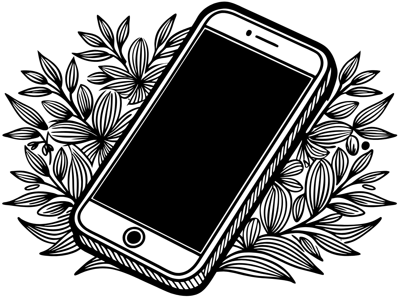 템플릿 template-for-전화기 수화기 폰 phone (5)