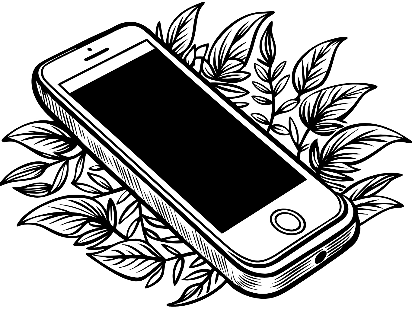 템플릿 template-for-전화기 수화기 폰 phone (6)