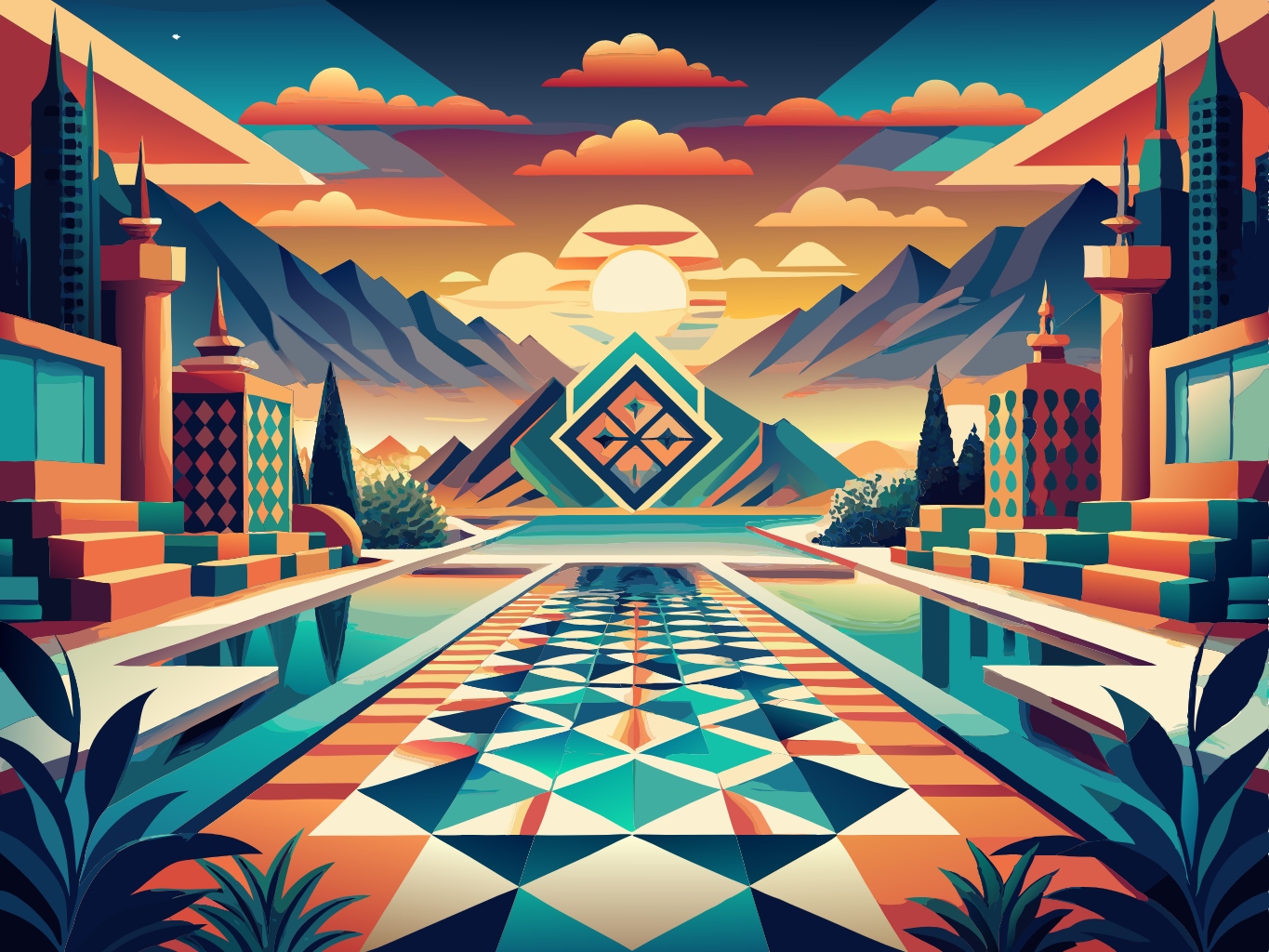 템플릿 template-for-패턴 양식 무늬 pattern (6)