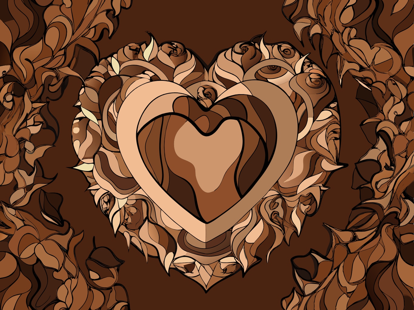 템플릿 template-for-하트 심장 가슴 heart (6)