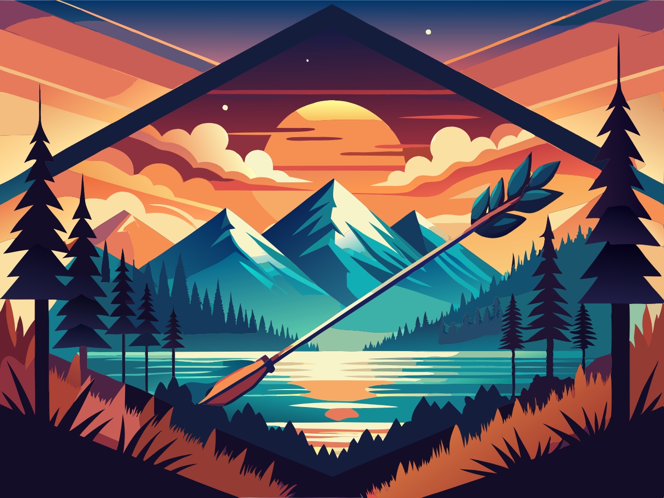 템플릿 template-for-화살 어로우 arrow (21)