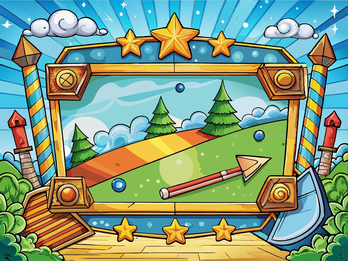 템플릿 template-for-화살 어로우 arrow (62)