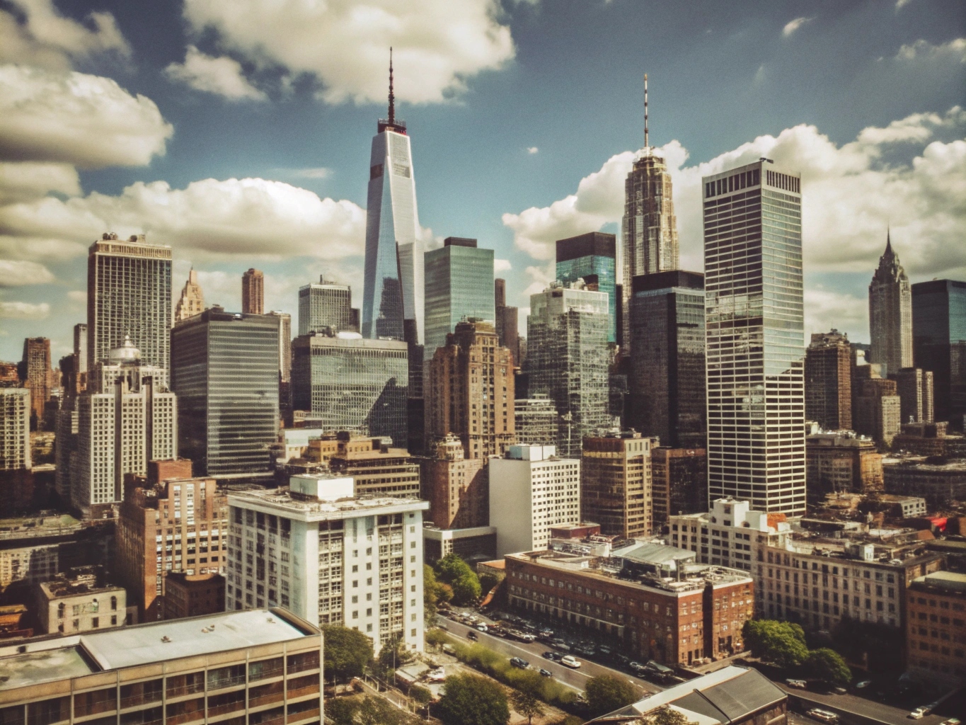 스카이라인, 하늘, 도시, 배경 (28)png 이미지