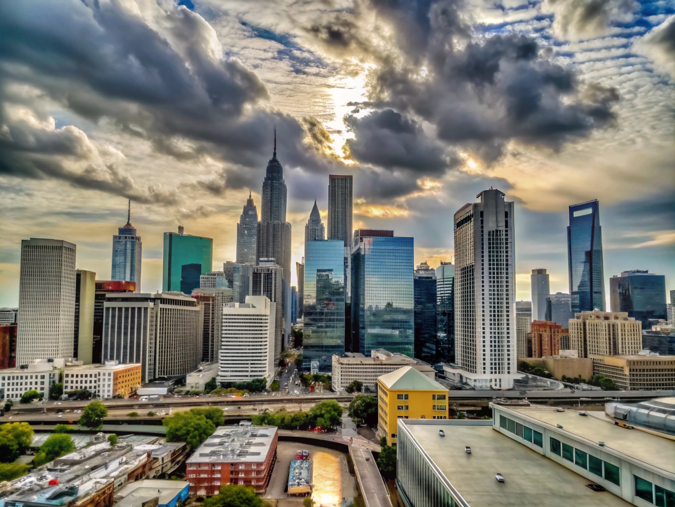 스카이라인, 하늘, 도시, 배경 (29)png 이미지