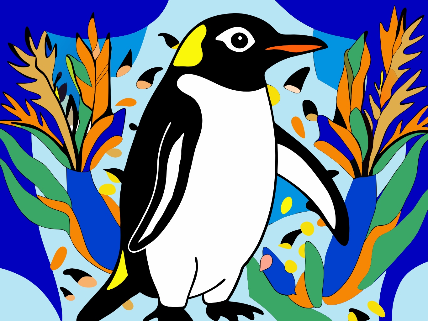 펭귄_남극_벡터_penguin (10)