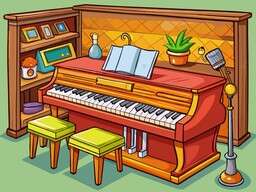 Cartoon Background Home Computer Diamond