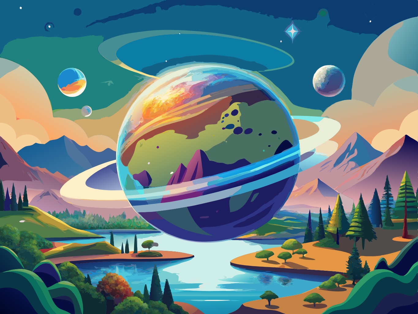 월드, 세상, 세계, 지구world (26)벡터이미지