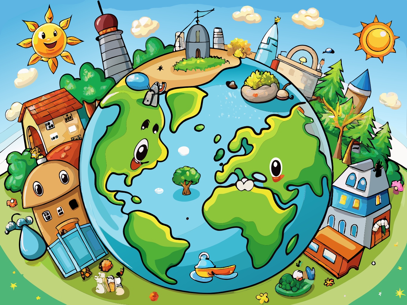 월드, 세상, 세계, 지구world (31)벡터이미지