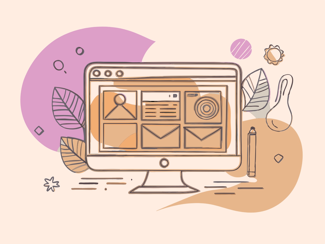 웹, 웹이미지, 네트워크, 컴퓨터web (28)벡터이미지