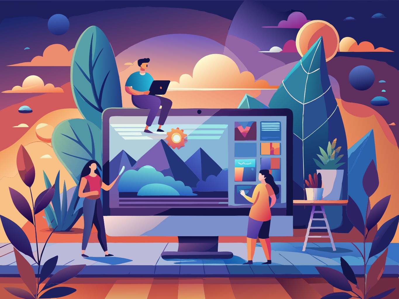 웹, 웹이미지, 네트워크, 컴퓨터web (5)벡터이미지