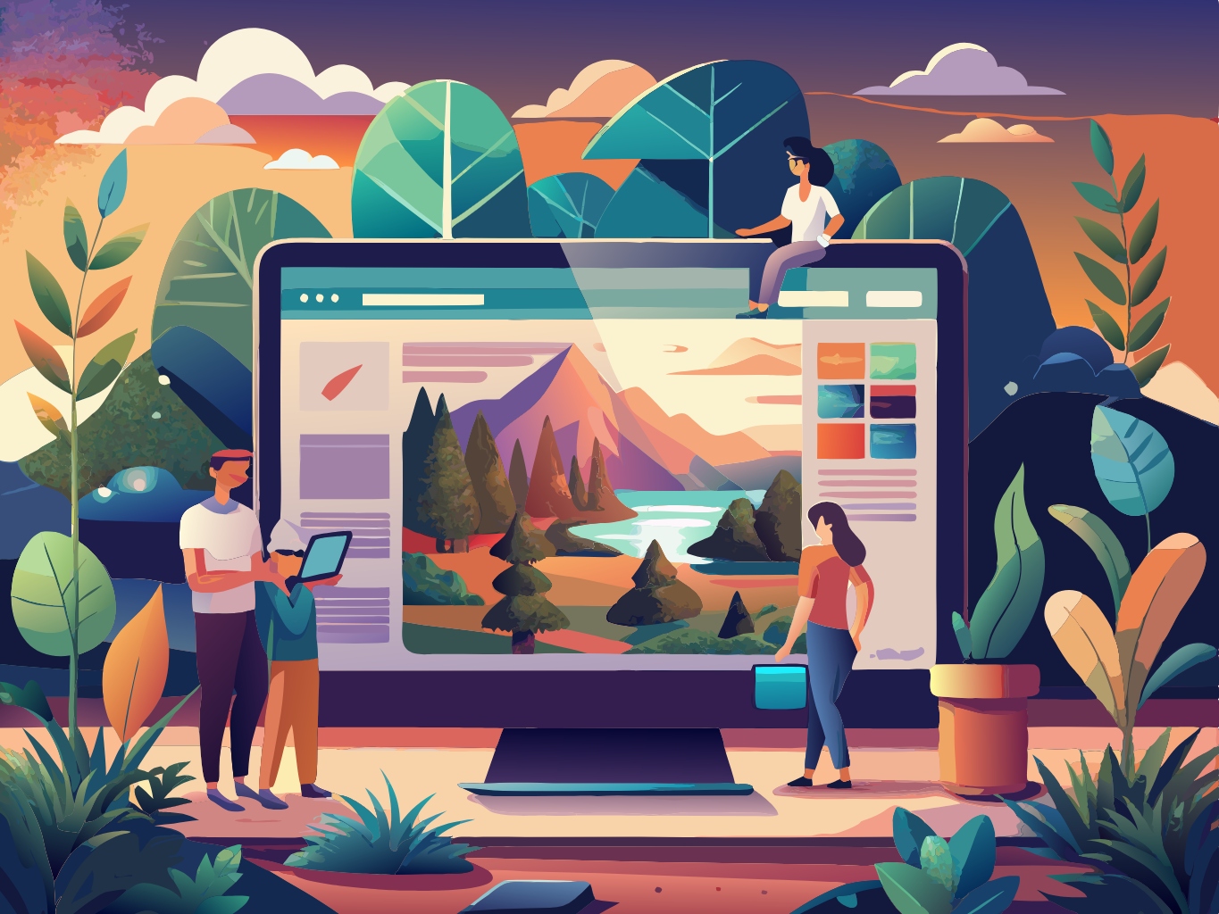 웹, 웹이미지, 네트워크, 컴퓨터web (7)벡터이미지