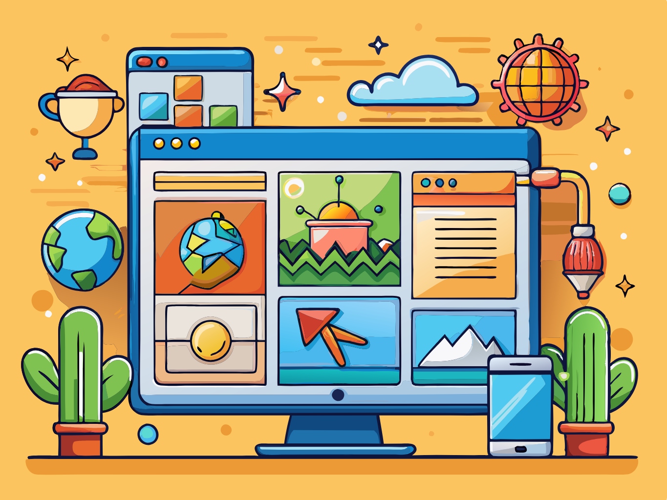 웹, 웹이미지, 네트워크, 컴퓨터web (8)벡터이미지