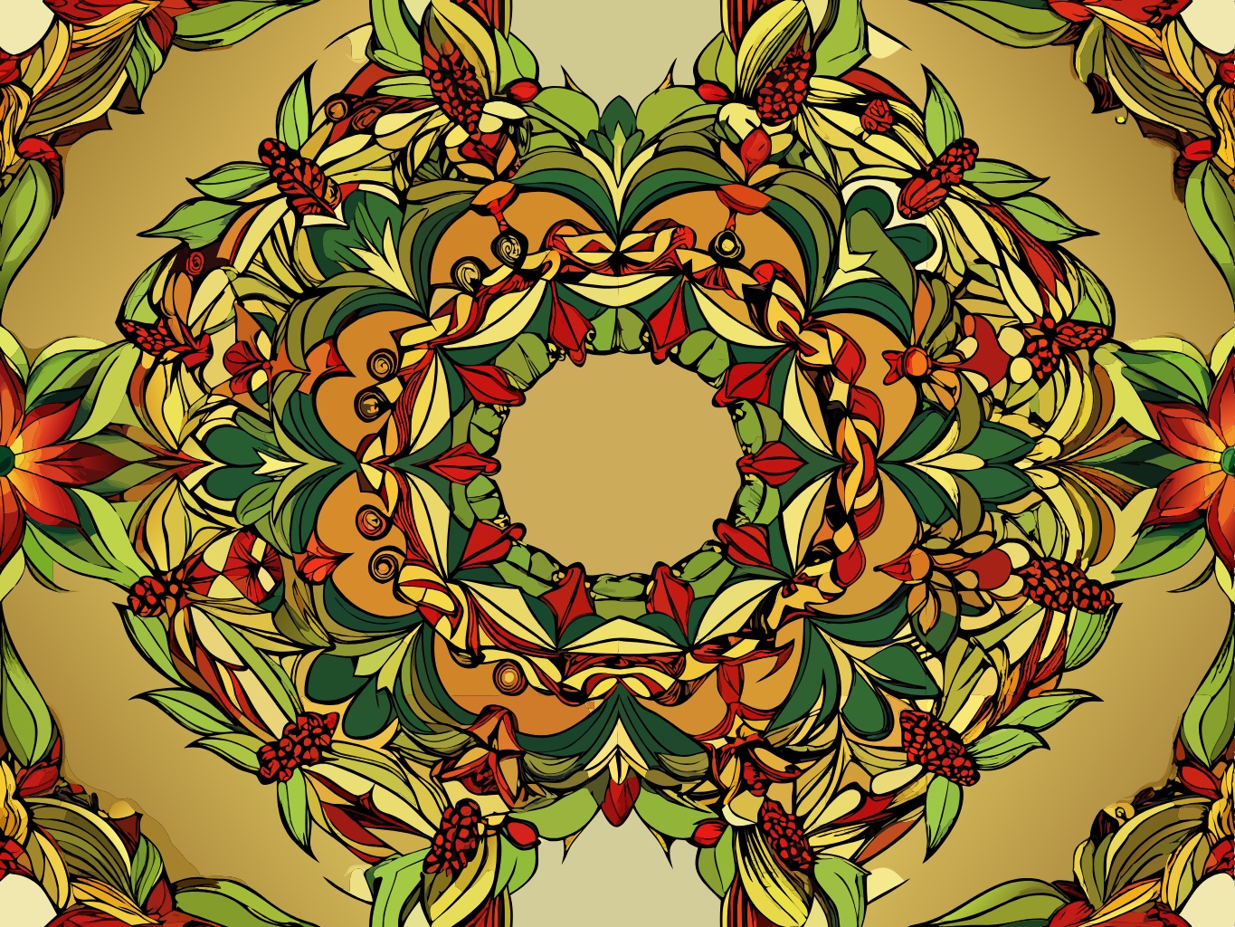 화환, 크리스마스, 화관wreath (10)벡터이미지