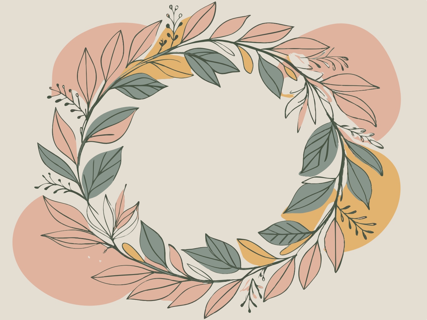 화환, 크리스마스, 화관wreath (7)벡터이미지