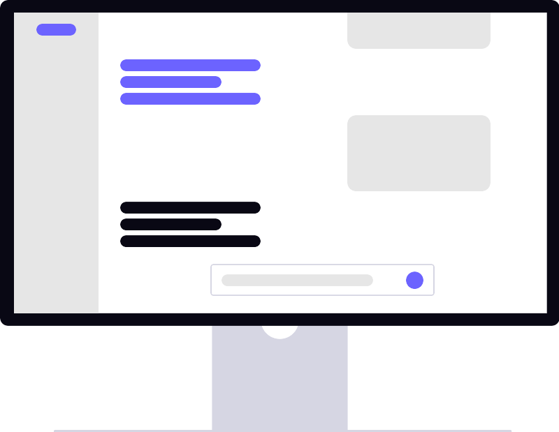 채팅 인터페이스 vofq