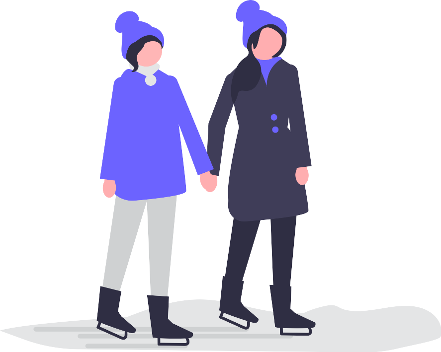 겨울 스케이팅 anjy