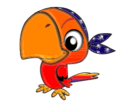 만화 pirate parrot